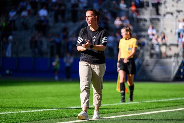 Fußball I Frauen I Saison 2025-2026 I Bundesliga I 1. Spieltag I Hamburger SV - VfL Wolfsburg I 07.09.2025 Liese Brancao (Hamburger SV) Hamburg Volksparkstadion Hamburg Deutschland Copyright: xLobecax xHenningxRohlfsx