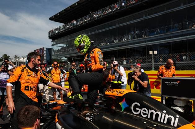 4 Lando Norris (GBR, McLaren F1 Team), F1 Grand Prix of Italy at Autodromo Nazionale Monza on September 7, 2025 in Monza, Italy. (Photo by HOCH ZWEI) Monza Italy