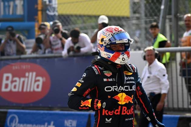 1 Max Verstappen Of The Team Oracle Red Bull Racing, Red Bull Honda RB21,They Face The Race ,During Fia Formula One World Championship, WM, Weltmeisterschaft Formula 1 Pirelli Gran Premio d Italia 2025, 07 September, In Monza,Italy (Photo by Luca Barsali DeFodi Images)