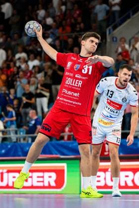 Bietigheim: HBL - 25 26 - SG BBM Bietigheim - VfL Luebeck-Schwartau Alexander Pfeifer (Bietigheim) Bietigheim-Bissingen Egetrans Arena Baden-Württemberg Deutschland
