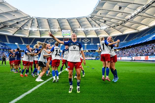 Fußball I Frauen I Saison 2025-2026 I Bundesliga I 1. Spieltag I Hamburger SV - VfL Wolfsburg I 07.09.2025 Pauline Annette Machtens (28, Hamburger SV) Hamburg Volksparkstadion Hamburg Deutschland Copyright: xLobecax xHenningxRohlfsx