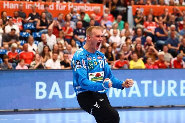Handball I Herren I Saison 2025 2026 I Bundesliga I 3. Spieltag I HSV Hamburg -Rhein-Neckar Löwen I 07.09.2025 David Späth (29, Rhein-Neckar Löwen) Hamburg Alsterdorfer Sporthalle Hamburg Deutschland Copyright: xLobeca RalfxHomburgx