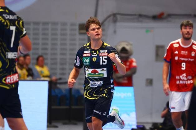Handball I Herren I Saison 2025 2026 I Bundesliga I 3. Spieltag I HSV Hamburg -Rhein-Neckar Löwen I 07.09.2025 David More (15, Rhein-Neckar Löwen) Hamburg Alsterdorfer Sporthalle Hamburg Deutschland Copyright: xLobeca RalfxHomburgx