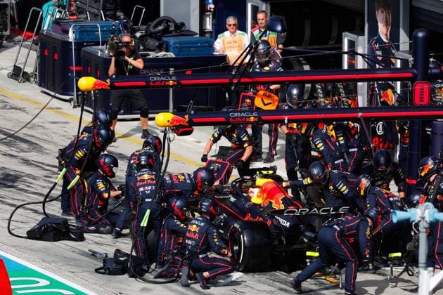 22 Yuki Tsunoda (JPN, Oracle Red Bull Racing), F1 Grand Prix of Italy at Autodromo Nazionale Monza on September 7, 2025 in Monza, Italy. (Photo by HOCH ZWEI) Monza Italy