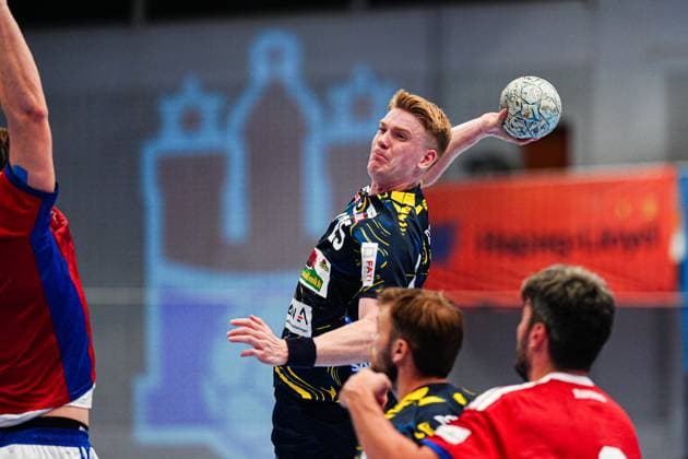 Wurf Tor Haukur Thrastarson (Rhein-Neckar Loewen, 25) GER, Handball Verein Hamburg vs. Rhein-Neckar Loewen, Handball, 1. Bundesliga, Spieltag 3, Saison 2025 2026, 07.09.2025 GER, Handball Sport Verein Hamburg vs. Rhein-Neckar Loewen, Handball, 1. Bundesliga, Spieltag 3, Saison 2025 2026, 07.09.2025 Hamburg Copyright: xEibner-Pressefoto MarcelxvonxFehrnx EP_MFN