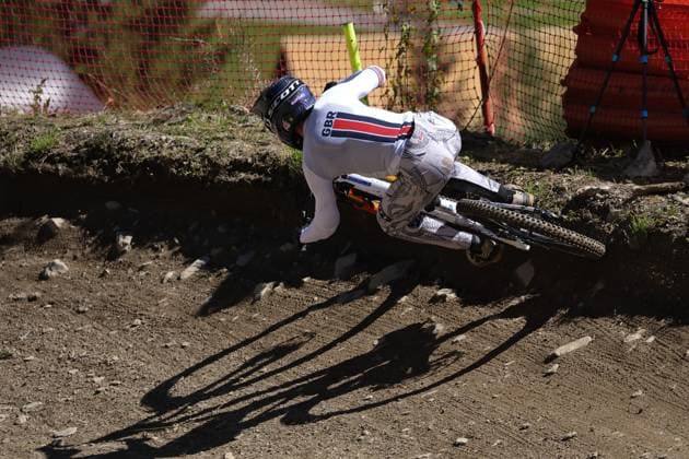 07 09 2025, ChampÃ ry, ChampÃ ry 2025 UCI Mountain Bike World Championships, Ethan Craik (GBR) during the Men s Downhill Final ChampÃ ry Grand Paradis Valais Switzerland Copyright: xJustPictures.ch FrancescoxMinghettix jp-en-FrMi-MNG_6459