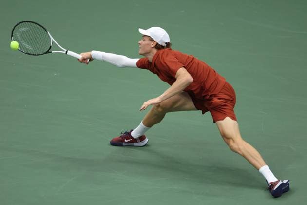 September 7, 2025, New York City, New York, United States: JANNIK SINNER of Italy during the match against C. Alcaraz of Spain in the final of US Open 2025 at the USTA Billie Jean King National Tennis Center. Queens, New York City. New York City United States - ZUMAc278 20250907_zsp_c278_038 Copyright: xMarcinxCholewinskix