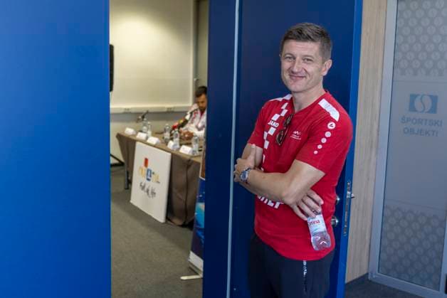 Croatia Davis Cup Team press conference, PK, Pressekonferenz Croatian Tennis Association Zdravko Maric attends a press conference prior to the Davis Cup Qualifier 2nd Round match between Croatia and France at Gradski vrt in Osijek, Croatia on September 8, 2025.  DavorxJavorovic PIXSELL