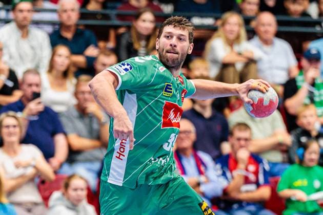 Malte Donker (GWD Minden, 39) GER, GWD Minden vs. SG Flensburg-Handewitt, Handball, 1. Bundesliga, 3. Spieltag, Spielzeit 2025 2026, 08.09.2025 GER, GWD Minden vs. SG Flensburg-Handewitt, Handball, 1. Bundesliga, 3. Spieltag, Spielzeit 2025 2026, 08.09.2025 Luebbecke Copyright: xEibner-Pressefoto JanxRollingerx EP_JSK