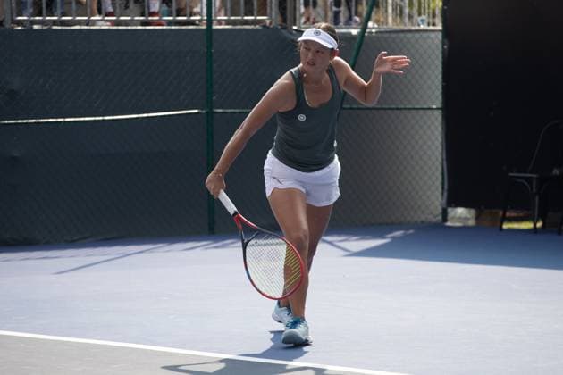 WTA, Tennis Damen 250 SP OPEN SaO PAULO, SP - 08.09.2025: WTA 250 SP OPEN - Marking the return of the professional women& 39;s tennis circuit to the capital of Sao Paulo after 25 years, the SP Open, WTA 250 of Sao Paulo, takes place from September 6th to 14th at Parque Villa Lobos. In the photo, Dutch player Arianne Hartono during a match against Argentine Solana Sierra on Monday afternoon (08). (Photo: Rodilei Morais Fotoarena) x2803010x  RodileixMorais
