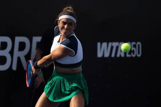 WTA, Tennis Damen 250 SP OPEN SaO PAULO, SP - 08.09.2025: WTA 250 SP OPEN - Marking the return of the professional women& 39;s tennis circuit to the capital of Sao Paulo after 25 years, the SP Open, WTA 250 of Sao Paulo, takes place from September 6th to 14th at Parque Villa Lobos. In the photo, Mexican Ana Sofia Sanchez during a match against French Tiantsoa Rakotomanga Rajaonah on Monday afternoon (08). (Photo: Rodilei Morais Fotoarena) x2803015x  RodileixMorais