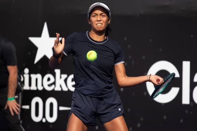 WTA, Tennis Damen 250 SP OPEN SaO PAULO, SP - 08.09.2025: WTA 250 SP OPEN - Marking the return of the professional women& 39;s tennis circuit to the capital of Sao Paulo after 25 years, the SP Open, WTA 250 of Sao Paulo, takes place from September 6th to 14th at Parque Villa Lobos. In the photo, Frenchwoman Tiantsoa Rakotomanga Rajaonah during a match against Mexican Ana Sofia Sanchez on Monday afternoon (08). (Photo: Rodilei Morais Fotoarena) x2803019x  RodileixMorais