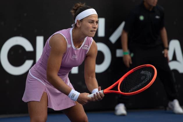 WTA, Tennis Damen 250 SP OPEN SaO PAULO, SP - 08.09.2025: WTA 250 SP OPEN - Marking the return of the professional women& 39;s tennis circuit to the capital of Sao Paulo after 25 years, the SP Open, WTA 250 of Sao Paulo, takes place from September 6th to 14th at Parque Villa Lobos. In the photo, Brazilian Carolina Meligeni Alves in a match against Brazilian Nauhany Silva, Nana, on the afternoon of this Monday (08) (Photo: Rodilei Morais Fotoarena) x2803285x  RodileixMorais