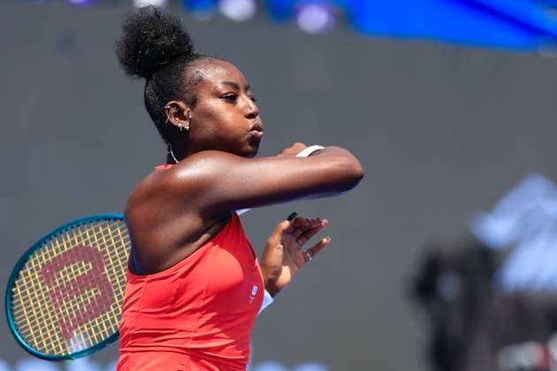 WTA, Tennis Damen GUADALAJARA 250 OPEN WTA GUADALAJARA 250 OPEN PARKS VS VIDMANOVA 08092025 GUADALAJARA, JALISCO Action photo of Alycia Parks of the USA, during day 1 the WTA Guadalajara 250 Open, held at the Centro Panamericano de Tenis of Guadalajara, Jalisco, Mexico. Foto de accion de Alycia Parks de Estados Unidos durante el dia 1 del WTA Guadalajara 250 Open, celebrado en el Centro Panamericano de Tenis de Guadalajara, Jalisco, Mexico PHOTO BY IMAGENSHOP AGENCIA FOTOGRAFICA GUADALAJARA JALISCO MEXICO Copyright: xIMAGENSHOPxAGENCIAxFOTOGRAFICAx
