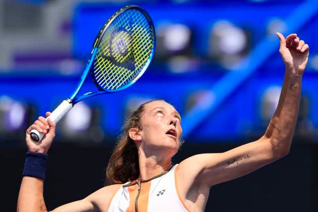 WTA, Tennis Damen GUADALAJARA 250 OPEN WTA GUADALAJARA 250 OPEN PARKS VS VIDMANOVA 08092025 GUADALAJARA, JALISCO Action photo of Darja Vidmanova, during day 1 the WTA Guadalajara 250 Open, held at the Centro Panamericano de Tenis of Guadalajara, Jalisco, Mexico. Foto de accion de Darja Vidmanova durante el dia 1 del WTA Guadalajara 250 Open, celebrado en el Centro Panamericano de Tenis de Guadalajara, Jalisco, Mexico PHOTO BY IMAGENSHOP AGENCIA FOTOGRAFICA GUADALAJARA JALISCO MEXICO Copyright: xIMAGENSHOPxAGENCIAxFOTOGRAFICAx