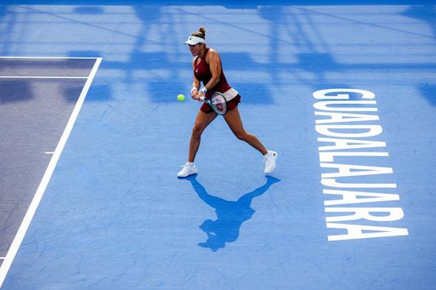 WTA, Tennis Damen GUADALAJARA 250 OPEN WTA GUADALAJARA 250 OPEN KAWA VS JOVI08092025 GUADALAJARA, JALISCO Action photo of Katarzyna Kawa of Poland, during day 1 the WTA Guadalajara 250 Open, held at the Centro Panamericano de Tenis of Guadalajara, Jalisco, Mexico. Foto de accion de Katarzyna Kawa de Polonia, durante el dia 1 del WTA Guadalajara 250 Open, celebrado en el Centro Panamericano de Tenis de Guadalajara, Jalisco, Mexico PHOTO BY IMAGENSHOP AGENCIA FOTOGRAFICA GUADALAJARA JALISCO MEXICO Copyright: xIMAGENSHOPxAGENCIAxFOTOGRAFICAx