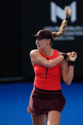 WTA, Tennis Damen GUADALAJARA 250 OPEN WTA GUADALAJARA 250 OPEN JIMENEZ KASINTSEVA VS PRIDANKINA 08092025 GUADALAJARA, JALISCO. Action photo of Victoria Jimenez, during day 1 the WTA Guadalajara 250 Open, held at the Centro Panamericano de Tenis of Guadalajara, Jalisco, Mexico. Foto de accion de Victoria Jimenez, durante el dia 1 del WTA Guadalajara 250 Open, celebrado en el Centro Panamericano de Tenis de Guadalajara, Jalisco, Mexico PHOTO BY IMAGENSHOP AGENCIA FOTOGRAFICA GUADALAJARA JALISCO MEXICO Copyright: xIMAGENSHOPxAGENCIAxFOTOGRAFICAx