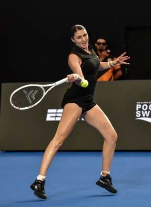 WTA, Tennis Damen GUADALAJARA 250 OPEN WTA GUADALAJARA 250 OPEN SAKKARI VS JACQUEMOT 08092025 GUADALAJARA, JALISCO. Action photo of Elsa Jacquemot of France, during day 1 the WTA Guadalajara 250 Open, held at the Centro Panamericano de Tenis of Guadalajara, Jalisco, Mexico. Foto de accion de Elsa Jacquemot de Francia, durante el dia 1 del WTA Guadalajara 250 Open, celebrado en el Centro Panamericano de Tenis de Guadalajara, Jalisco, Mexico PHOTO BY IMAGENSHOP AGENCIA FOTOGRAFICA GUADALAJARA JALISCO MEXICO Copyright: xIMAGENSHOPxAGENCIAxFOTOGRAFICAx
