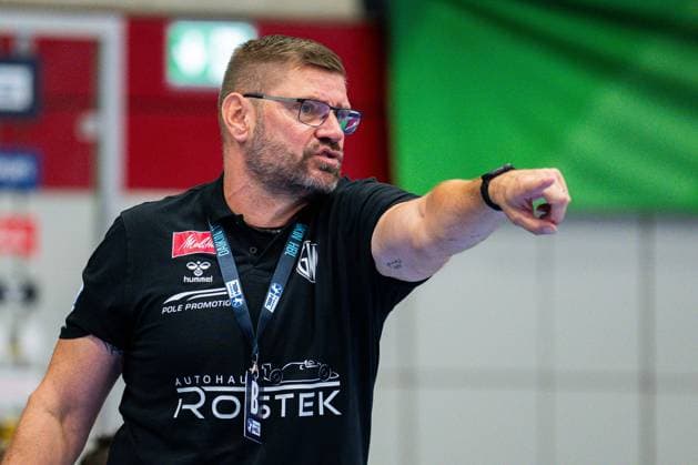 08.09.2025 - Handball, 2025 2026, 1. Bundesliga, 3. Spieltag, GWD Minden - SG Flensburg-Handewitt: Aaron Ziercke (Trainer - Minden)