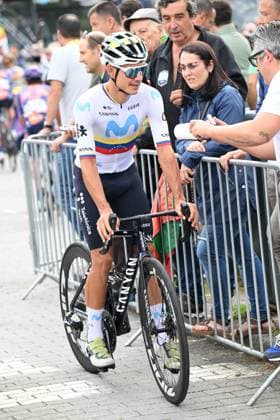 09-09-2025 Vuelta A Espana; Tappa 16 Poio - Castro De Herville De Mos; 2025, Movistar; Aular Sanabria, Orluis; Poio; 
