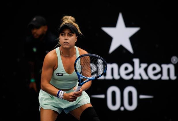 WTA, Tennis Damen 250 SP OPEN SaO PAULO, SP - 09.09.2025: WTA 250 SP OPEN - The first edition of the SP Open, a WTA 250 series tournament played on hard courts, will take place at Villa-Lobos Park, in the west zone of Sao Paulo. The event marks Sao Paulo& 39;s return to the official WTA calendar after 25 years and is the largest women& 39;s tournament in Brazil since 2016. In addition to the sporting competitions with 32 players in the singles and 16 doubles. In the photo, tennis player Renata Zarazua (MEX) during a SP Open match against tennis player Luiza Fullana (BRA) this Tuesday (09). (Photo: Aloisio Mauricio Fotoarena) x2803626x  AloisioxMauricio