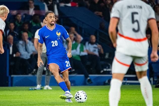 FOOTBALL: FRANCE - ISLANDE Baptiste AUTISSIER MAXPPP - Paris 09 09 2025 Baptiste AUTISSIER Maxppp Paris ; 09 09 2025 ; Bradley Barcola lors du match France vs Islande comptant pour la 2e journee des qualification pour la Coupe du Monde 2026 a Paris le 09 septembre 2025. Saint Denis, France, sept 9th 2025. Stade de France. Soccer. France - Iceland: World Cup qualifying match Paris Paris Ile de France France  Copyright: xMAXPPPxBaptistexAUTISSIERx BAU202509099432 BAU202509099432