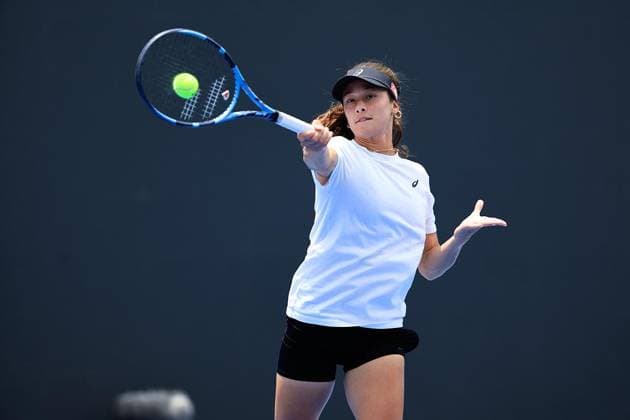 RECORD DATE NOT STATED WTA, Tennis Damen GUADALAJARA 250 OPEN WTA GUADALAJARA 250 OPEN ZEYNEP SONMEZ TRAINING SESSION 09092025 GUADALAJARA, JALISCO. Action photo of Zeynep Sonmez of Turkey, during a training session at the Centro Panamericano de Tenis, venue of the WTA Guadalajara 250 Open at Guadalajara, Jalisco, Mexico. Foto de accion de Zeynep Sonmez de Turquia, durante una sesion de entrenamiento en el Centro Panamericano de Tenis, sede del WTA Guadalajara 250 Open en Guadalajara, Jalisco, Mexico. PHOTO BY IMAGENSHOP AGENCIA FOTOGRAFICA GUADALAJARA JALISCO MEXICO Copyright: xIMAGENSHOPxAGENCIAxFOTOGRAFICAx