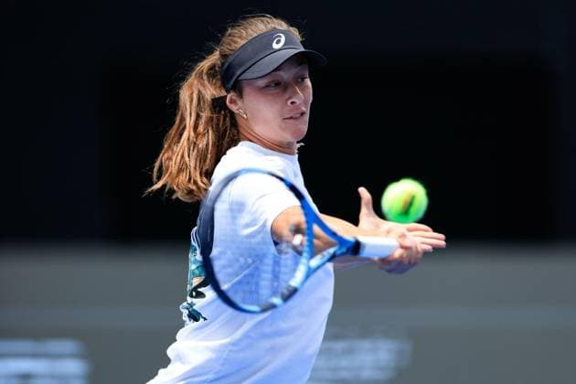 RECORD DATE NOT STATED WTA, Tennis Damen GUADALAJARA 250 OPEN WTA GUADALAJARA 250 OPEN ZEYNEP SONMEZ TRAINING SESSION 09092025 GUADALAJARA, JALISCO. Action photo of Zeynep Sonmez of Turkey, during a training session at the Centro Panamericano de Tenis, venue of the WTA Guadalajara 250 Open at Guadalajara, Jalisco, Mexico. Foto de accion de Zeynep Sonmez de Turquia, durante una sesion de entrenamiento en el Centro Panameericano de Tenis, sede del WTA Guadalajara 250 Open en Guadalajara, Jalisco, Mexico GUADALAJARA JALISCO MEXICO Copyright: xIMAGENSHOPxAGENCIAxFOTOGRAFICAx