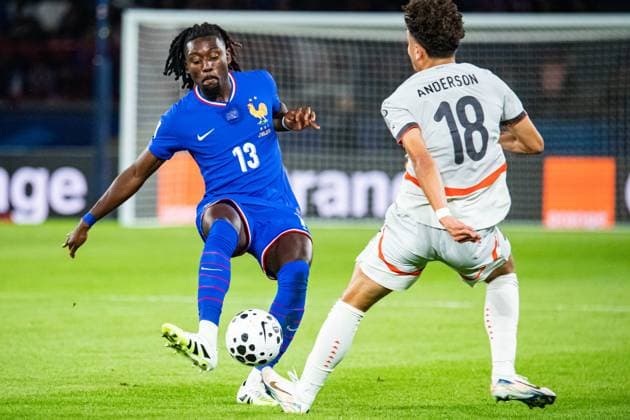 FOOTBALL: FRANCE - ISLANDE Baptiste AUTISSIER MAXPPP - Paris 09 09 2025 Baptiste AUTISSIER Maxppp Paris ; 09 09 2025 ;Manu Kone lors du match France vs Islande comptant pour la 2e journee des qualification pour la Coupe du Monde 2026 a Paris le 09 septembre 2025. Saint Denis, France, sept 9th 2025. Stade de France. Soccer. France - Iceland: World Cup qualifying match Paris Paris Ile de France France  Copyright: xMAXPPPxBaptistexAUTISSIERx BAU202509099447 BAU202509099447