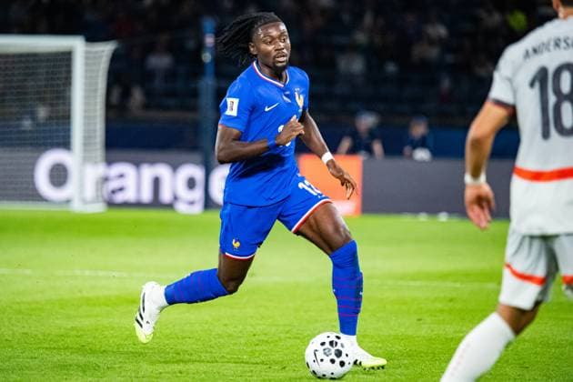 FOOTBALL: FRANCE - ISLANDE Baptiste AUTISSIER MAXPPP - Paris 09 09 2025 Baptiste AUTISSIER Maxppp Paris ; 09 09 2025 ; Manu Kone lors du match France vs Islande comptant pour la 2e journee des qualification pour la Coupe du Monde 2026 a Paris le 09 septembre 2025. Saint Denis, France, sept 9th 2025. Stade de France. Soccer. France - Iceland: World Cup qualifying match Paris Paris Ile de France France  Copyright: xMAXPPPxBaptistexAUTISSIERx BAU202509099453 BAU202509099453