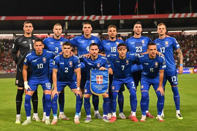 SERBIA vs ENGLAND TEAM football Serbia vs England FIFA World Cup, WM, Weltmeisterschaft, Fussball qualification match at Rajko Mitic stadium, Belgrade 09.09.2025 Foto: FOOTBALL, SERBIA, ENGLAND, FIFA WORLD CUP QUALIFICATIONS MATCH Beograd Rajko Mitic stadium Serbia Copyright: xMarkoxMetlas xMNxPressx