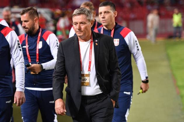 SERBIA vs ENGLAND DRAGAN STOJKOVIC PIKSI coach football Serbia vs England FIFA World Cup, WM, Weltmeisterschaft, Fussball qualification match at Rajko Mitic stadium, Belgrade 09.09.2025 Foto: FOOTBALL, SERBIA, ENGLAND, FIFA WORLD CUP QUALIFICATIONS MATCH Beograd Rajko Mitic stadium Serbia Copyright: xMarkoxMetlas xMNxPressx