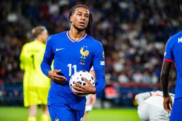 FOOTBALL: FRANCE - ISLANDE Baptiste AUTISSIER MAXPPP - Paris 09 09 2025 Baptiste AUTISSIER Maxppp Paris ; 09 09 2025 ; Michael Olise lors du match France vs Islande comptant pour la 2e journee des qualification pour la Coupe du Monde 2026 a Paris le 09 septembre 2025. Saint Denis, France, sept 9th 2025. Stade de France. Soccer. France - Iceland: World Cup qualifying match Paris Paris Ile de France France  Copyright: xMAXPPPxBaptistexAUTISSIERx BAU202509099501 BAU202509099501