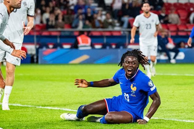 FOOTBALL: FRANCE - ISLANDE Baptiste AUTISSIER MAXPPP - Paris 09 09 2025 Baptiste AUTISSIER Maxppp Paris ; 09 09 2025 ; Manu Kone lors du match France vs Islande comptant pour la 2e journee des qualification pour la Coupe du Monde 2026 a Paris le 09 septembre 2025. Saint Denis, France, sept 9th 2025. Stade de France. Soccer. France - Iceland: World Cup qualifying match Paris Paris Ile de France France  Copyright: xMAXPPPxBaptistexAUTISSIERx BAU202509099511 BAU202509099511