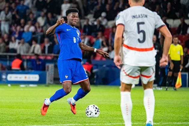 FOOTBALL: FRANCE - ISLANDE Baptiste AUTISSIER MAXPPP - Paris 09 09 2025 Baptiste AUTISSIER Maxppp Paris ; 09 09 2025 ; Aurelien Tchouameni lors du match France vs Islande comptant pour la 2e journee des qualification pour la Coupe du Monde 2026 a Paris le 09 septembre 2025. Saint Denis, France, sept 9th 2025. Stade de France. Soccer. France - Iceland: World Cup qualifying match Paris Paris Ile de France France  Copyright: xMAXPPPxBaptistexAUTISSIERx BAU202509099552 BAU202509099552