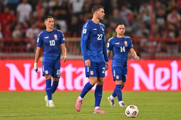 SERBIA vs ENGLAND DUSAN VLAHOVIC football Serbia vs England FIFA World Cup, WM, Weltmeisterschaft, Fussball qualification match at Rajko Mitic stadium, Belgrade 09.09.2025 Foto: FOOTBALL, SERBIA, ENGLAND, FIFA WORLD CUP QUALIFICATIONS MATCH Beograd Rajko Mitic stadium Serbia Copyright: xMarkoxMetlas xMNxPressx
