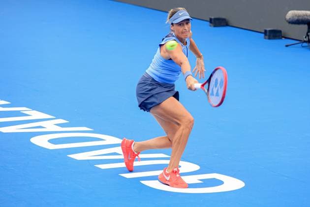 WTA, Tennis Damen GUADALAJARA 250 OPEN WTA GUADALAJARA 250 OPEN SONMEZ VS MARIA 09092025 GUADALAJARA, JALISCO. Action photo of Tatjana Maria of Germany, during day 2 the WTA Guadalajara 250 Open, held at the Centro Panamericano de Tenis of Guadalajara, Jalisco, Mexico. Foto de accion de Tatjana Maria de Alemania, durante el dia 2 del WTA Guadalajara 250 Open, celebrado en el Centro Panamericano de Tenis de Guadalajara, Jalisco, Mexico PHOTO BY IMAGENSHOP AGENCIA FOTOGRAFICA GUADALAJARA JALISCO MEXICO Copyright: xIMAGENSHOPxAGENCIAxFOTOGRAFICAx