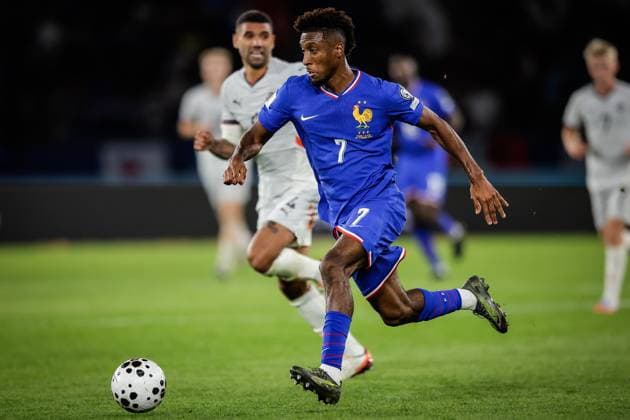 September 9, 2025, Paris, France, France: Kingsley COMAN of France during the FIFA World Cup, WM, Weltmeisterschaft, Fussball Qualification 2026 Group D match between France and Iceland at Parc des Princes stadium on September 09, 2025 in Paris, France. Paris France - ZUMAm308 20250909_zsp_m308_025 Copyright: xMatthieuxMirvillex
