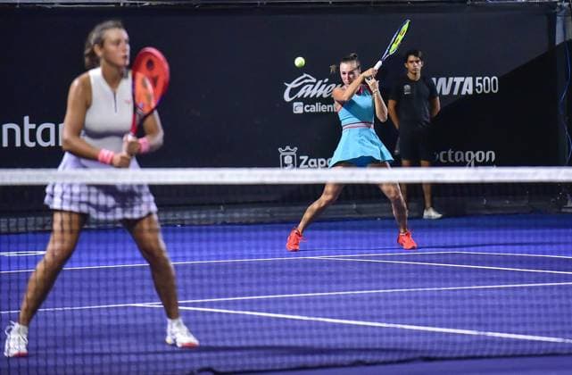 RECORD DATE NOT STATED WTA, Tennis Damen GUADALAJARA 250 OPEN WTA GUADALAJARA 250 OPEN DETIUC PRIDANKINA VS JACQUEMOT KUDERMETOVA 09092025 GUADALAJARA, JALISCO. Action photo of Anastasia Detiuc and Elena Pridankina, during day 2 the WTA Guadalajara 250 Open, held at the Centro Panamericano de Tenis of Guadalajara, Jalisco, Mexico. Foto de accion de Anastasia Detiuc and Elena Pridankina,, durante el dia 2 del WTA Guadalajara 250 Open, celebrado en el Centro Panamericano de Tenis de Guadalajara, Jalisco, Mexico PHOTO BY IMAGENSHOP AGENCIA FOTOGRAFICA GUADALAJARA JALISCO MEXICO Copyright: xIMAGENSHOPxAGENCIAxFOTOGRAFICAx