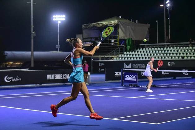 RECORD DATE NOT STATED WTA, Tennis Damen GUADALAJARA 250 OPEN WTA GUADALAJARA 250 OPEN DETIUC PRIDANKINA VS JACQUEMOT KUDERMETOVA 09092025 GUADALAJARA, JALISCO. Action photo of Anastasia Detiuc and Elena Pridankina, during day 2 the WTA Guadalajara 250 Open, held at the Centro Panamericano de Tenis of Guadalajara, Jalisco, Mexico. Foto de accion de Anastasia Detiuc and Elena Pridankina,, durante el dia 2 del WTA Guadalajara 250 Open, celebrado en el Centro Panamericano de Tenis de Guadalajara, Jalisco, Mexico PHOTO BY IMAGENSHOP AGENCIA FOTOGRAFICA GUADALAJARA JALISCO MEXICO Copyright: xIMAGENSHOPxAGENCIAxFOTOGRAFICAx