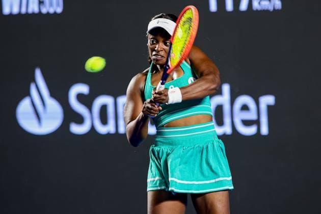 WTA, Tennis Damen GUADALAJARA 250 OPEN WTA GUADALAJARA 250 OPEN STEPHENS VS STEFANINI 09092025 GUADALAJARA, JALISCO. Action photo of Sloane Stephens of the USA, during day 2 the WTA Guadalajara 250 Open, held at the Centro Panamericano de Tenis of Guadalajara, Jalisco, Mexico. Foto de accion de Sloane Stephens de Estados Unidos, durante el dia 2 del WTA Guadalajara 250 Open, celebrado en el Centro Panamericano de Tenis de Guadalajara, Jalisco, Mexico PHOTO BY IMAGENSHOP AGENCIA FOTOGRAFICA GUADALAJARA JALISCO MEXICO Copyright: xIMAGENSHOPxAGENCIAxFOTOGRAFICAx