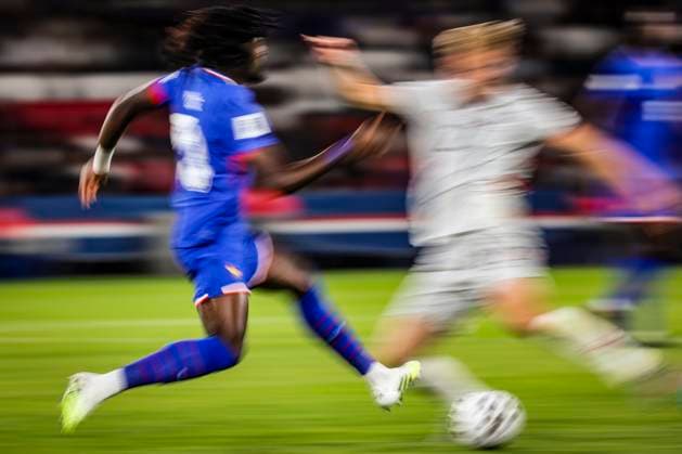 France v Iceland - FIFA World Cup, WM, Weltmeisterschaft, Fussball 2026 - European Qualifiers - Group D Sebastien Muylaert MAXPPP - Paris 09 09 2025 Manu Kone of France during the FIFA World Cup 2026 - European Qualifiers - Group D match between France and Iceland at Parc des Princes in Paris, France. 10 09 2025 Paris France  Copyright: xMAXPPPxSébastienxMuylaertx LTG202509109762 LTG202509109762