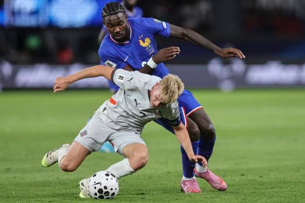 France v Iceland - FIFA World Cup, WM, Weltmeisterschaft, Fussball 2026 - European Qualifiers - Group D Sebastien Muylaert MAXPPP - Paris 09 09 2025 Marcus Thuram of France during the FIFA World Cup 2026 - European Qualifiers - Group D match between France and Iceland at Parc des Princes in Paris, France. 10 09 2025 Paris France  Copyright: xMAXPPPxSébastienxMuylaertx LTG202509109790 LTG202509109790