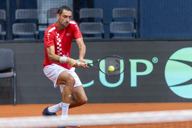 Training of the Croatian Davis Cup national team, Nationalteam Marin Cilic during the training of the Croatian Davis Cup national team in SD Gradski vrt in Osijek on September 10, 2025 Davor Javorovic PIXSELL  DavorxJavorovic PIXSELL