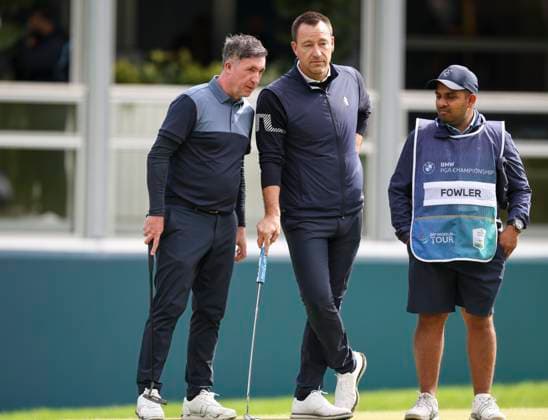 BMW PGA, Golf Herren Championship Pro-Am Robbie Fowler and John Terry on the 18th green during the BMW PGA Championship Pro-Am day at the Wentworth Golf Club, Virginia Water, England, United Kingdom on 10 September 2025 Credit: Phil Duncan Every Second Media Editorial use only. All images are copyright Every Second Media Limited. No images may be reproduced without prior permission. Copyright: xIMAGO EveryxSecondxMediax ESM-1577-0013 PhilxDuncanx xEveryxSecondxMediax