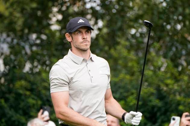 BMW PGA, Golf Herren 2025 Gareth Bale former Football player In action on Pro Am day at The BMW PGA, Wentworth (West) GC, Virginia Water, Surrey, England. UK 1oth September 20025 Copyright: xMarkxNewcombex