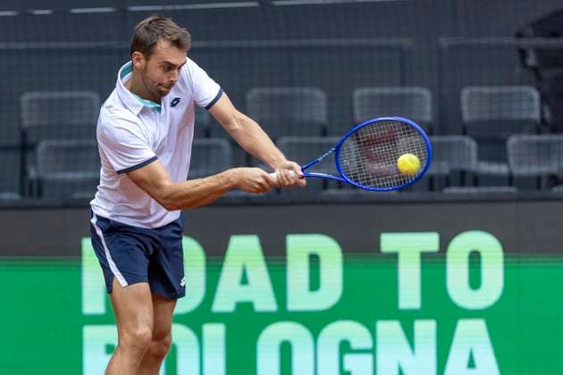 Training of the French Davis Cup national team, Nationalteam Benjamin Bonzi during training of the French Davis Cup national team in SD Gradski vrt in Osijek on September 10, 2025 in Croatia  DavorxJavorovic PIXSELL