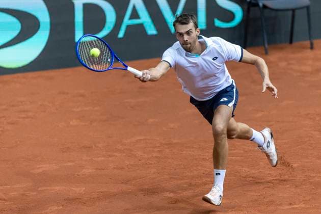 Training of the French Davis Cup national team, Nationalteam Benjamin Bonzi during training of the French Davis Cup national team in SD Gradski vrt in Osijek on September 10, 2025 in Croatia  DavorxJavorovic PIXSELL