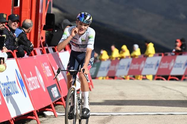 10-09-2025 Vuelta A Espana; Tappa 17 O Barco De Valdeorras - Alto De El Morredero; 2025, Red Bull - Bora Hansgrohe; Pellizzari, Giulio; Alto De El Morredero - Ponferrada; 