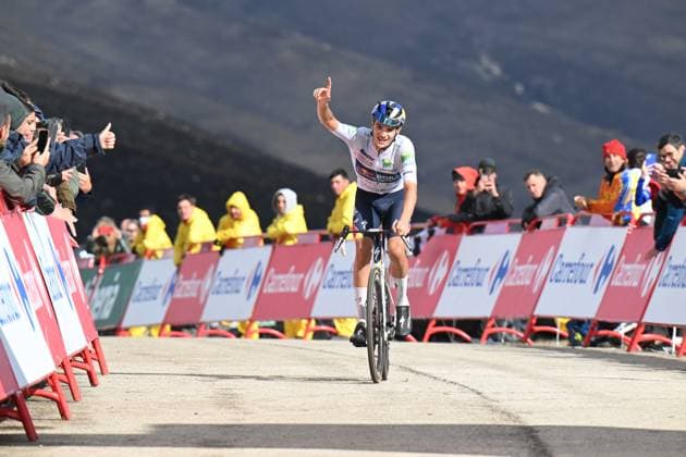 10-09-2025 Vuelta A Espana; Tappa 17 O Barco De Valdeorras - Alto De El Morredero; 2025, Red Bull - Bora Hansgrohe; Pellizzari, Giulio; Alto De El Morredero - Ponferrada; 
